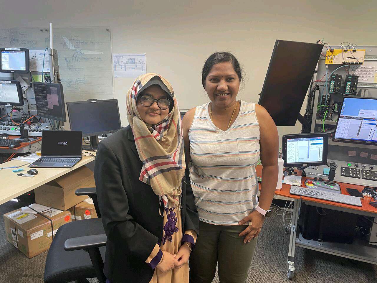 Farewell Lunch at the end of the internship